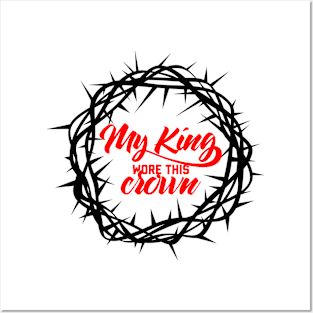 Bible art. My King wore this crown. Posters and Art